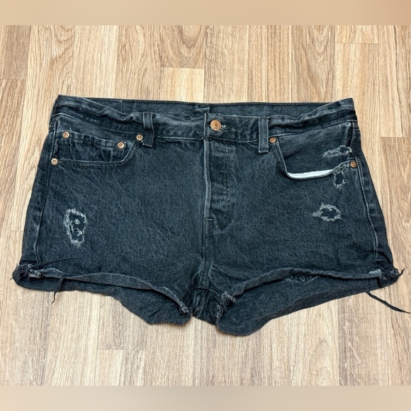 Levi's Pants - Levi’s Black Cutoff Denim Shorts